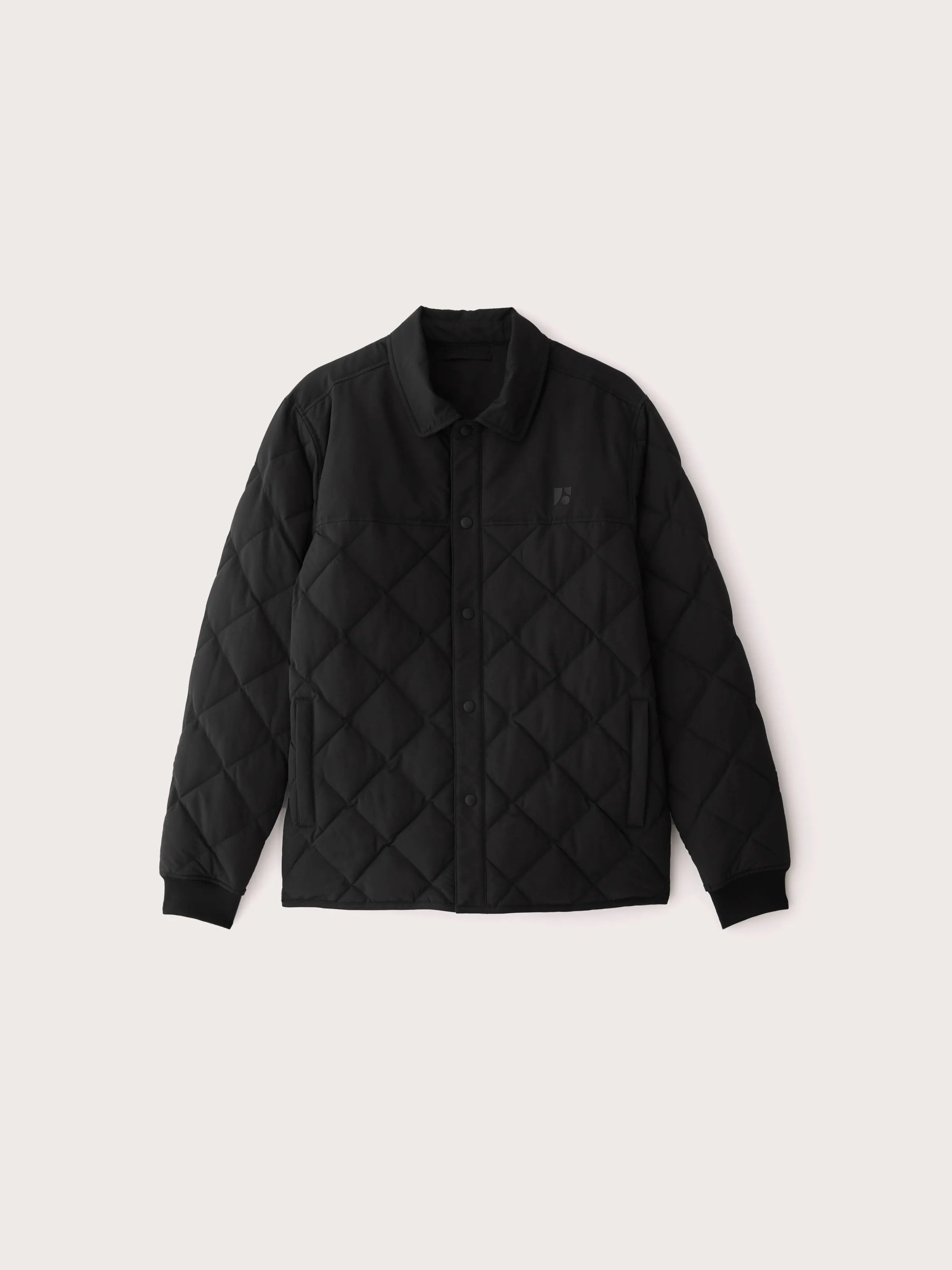 The Skyline Point Collar Jacket in Black