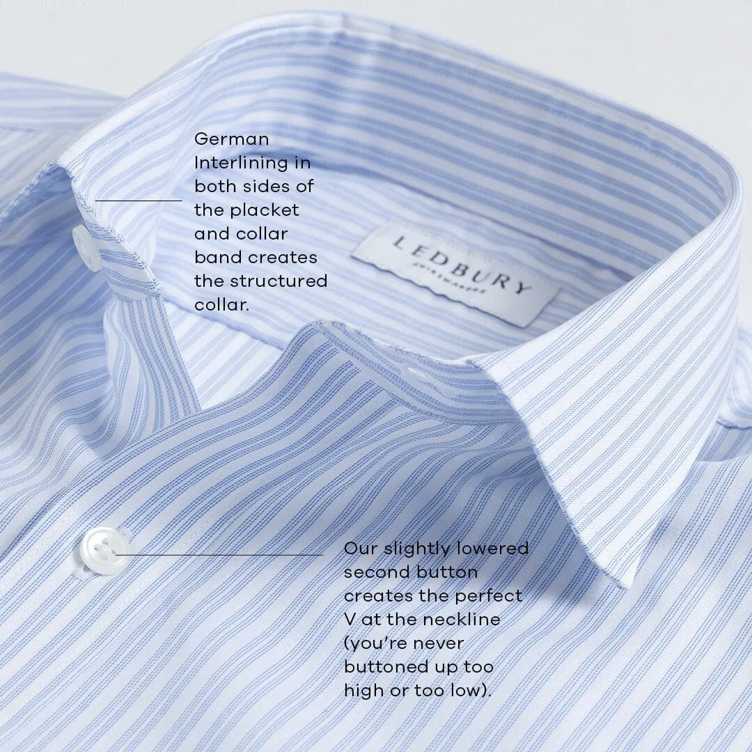The Vintage Navy Thomas Mason Hartney Flannel Custom Shirt