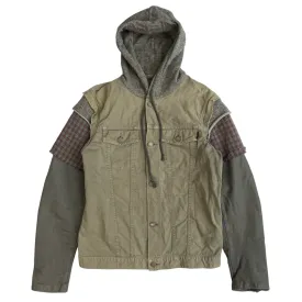 Undercover Hybrid Jacket with Leather sleeves SS12 Size 3/Large