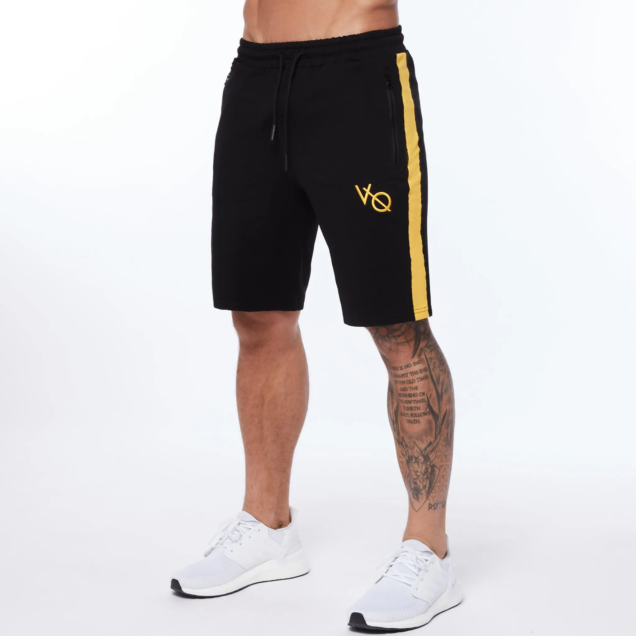 Vanquish Strike Yellow on Black Shorts