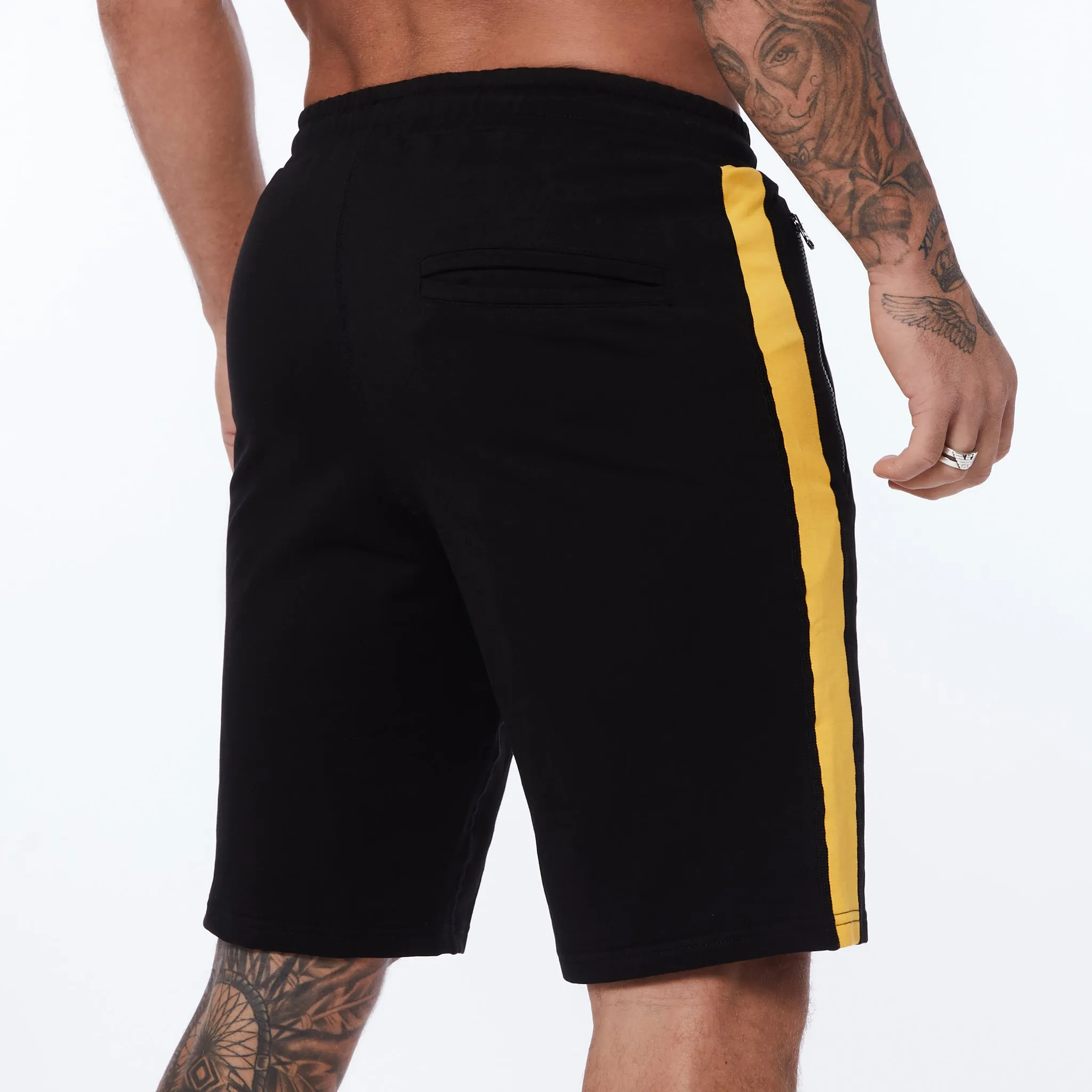 Vanquish Strike Yellow on Black Shorts