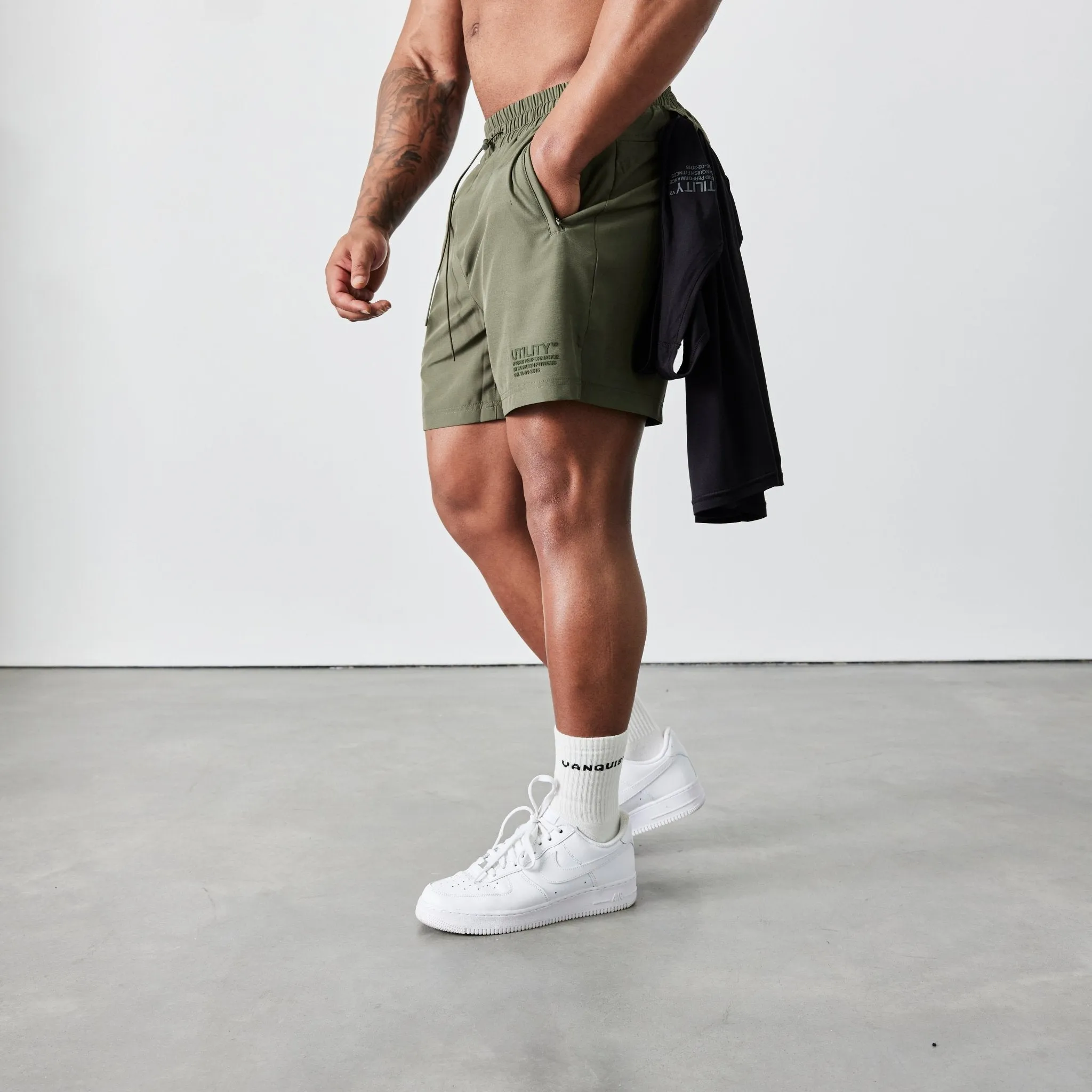 Vanquish Utility V2 Khaki 5" Shorts