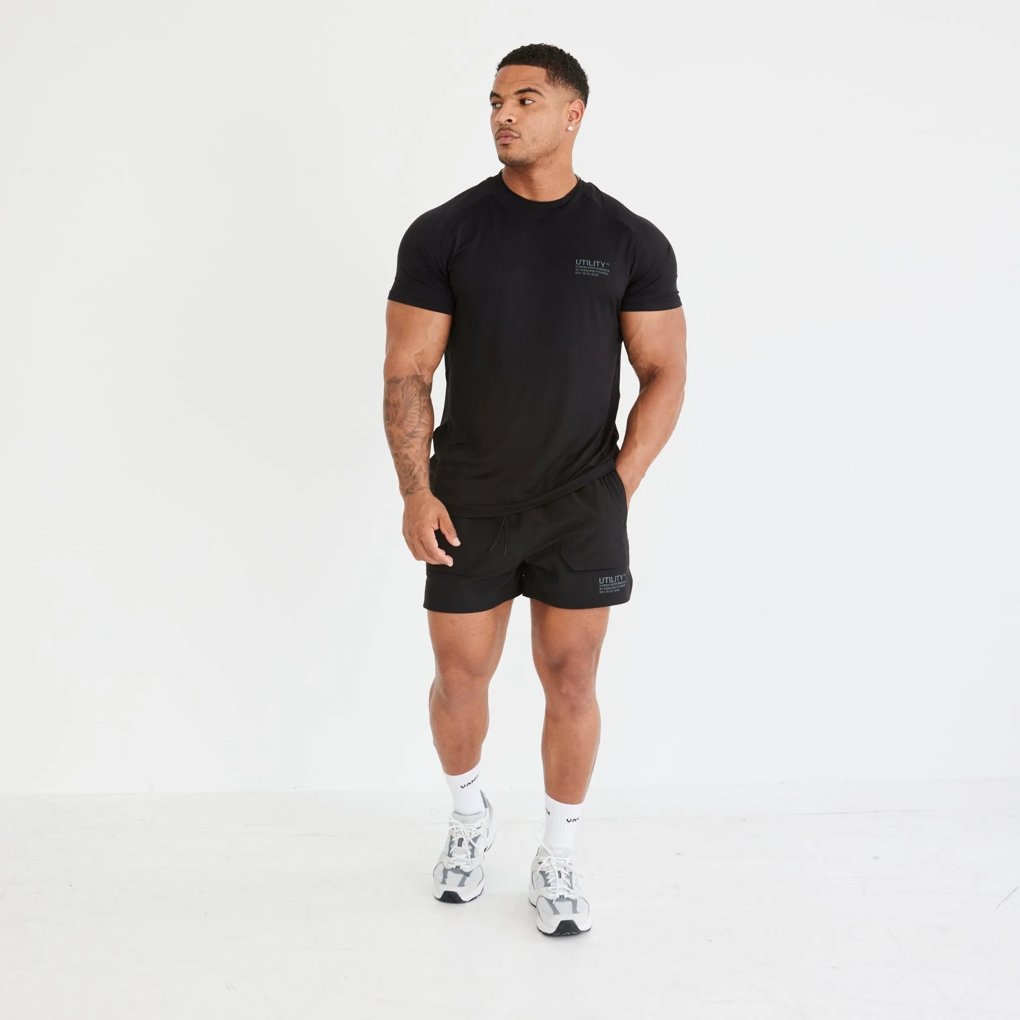 Vanquish Utility V3 Black 4" Shorts