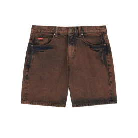 Washed Denim Dad Shorts