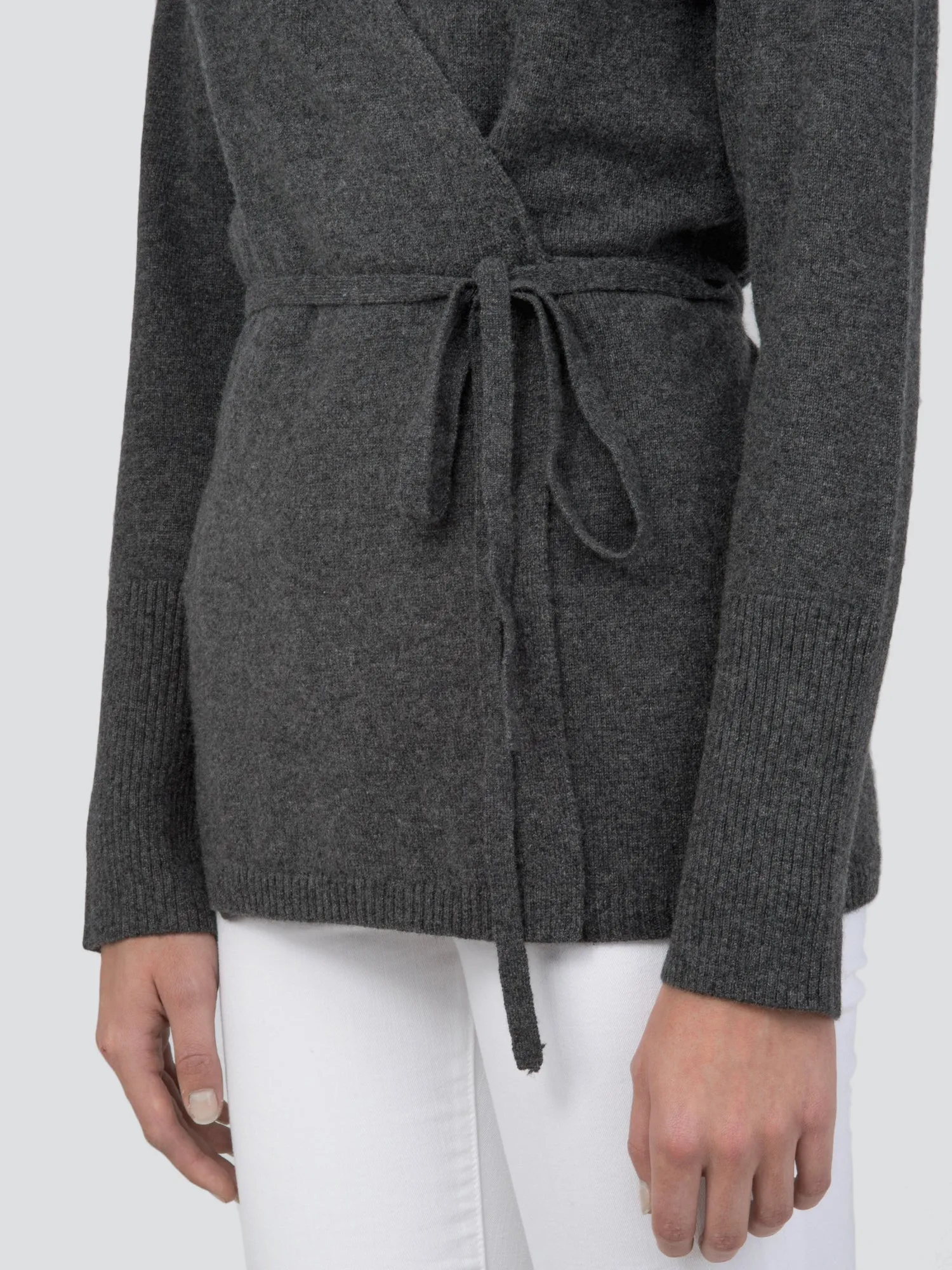 Wrap Cardigan_Graphite