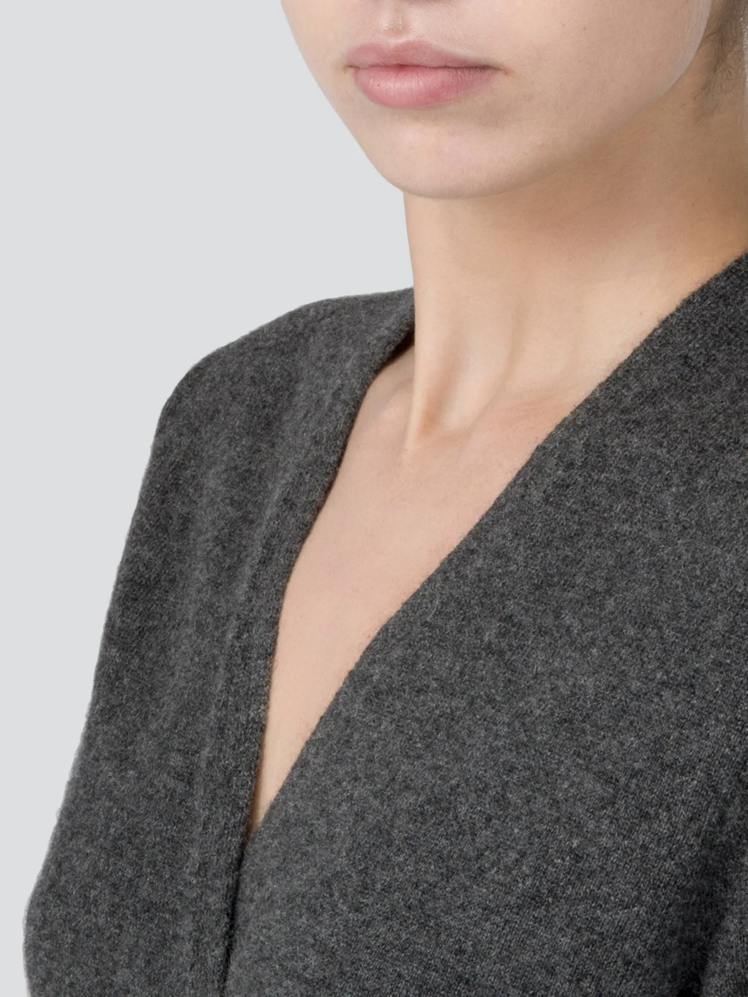 Wrap Cardigan_Graphite