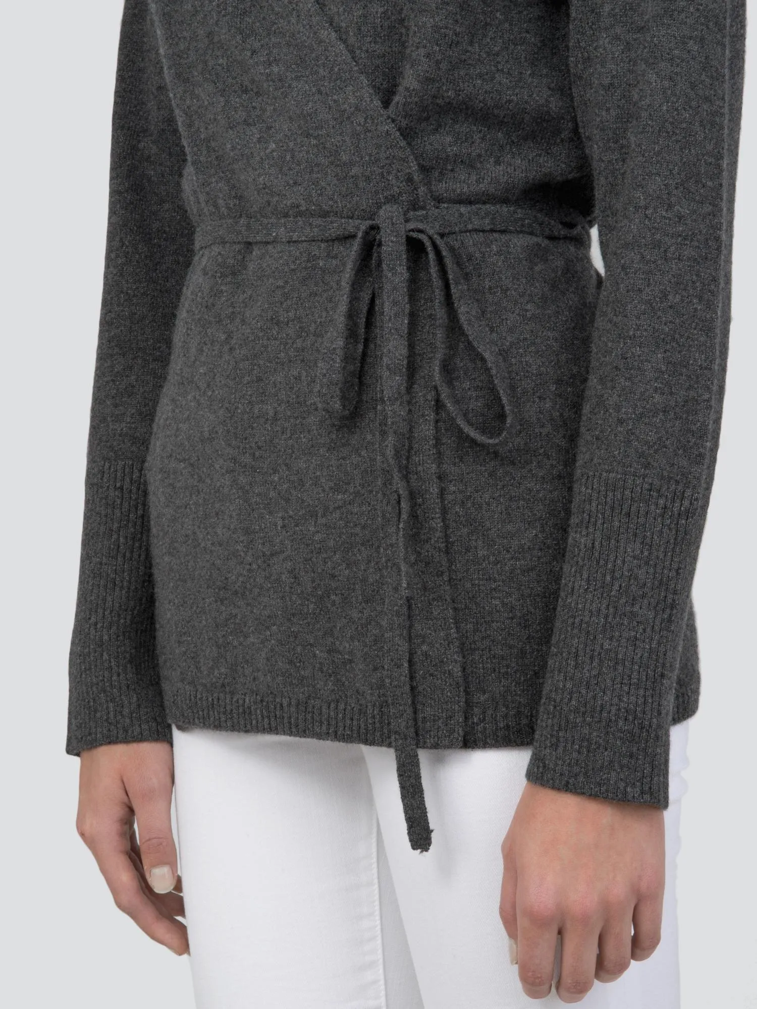 Wrap Cardigan_Graphite