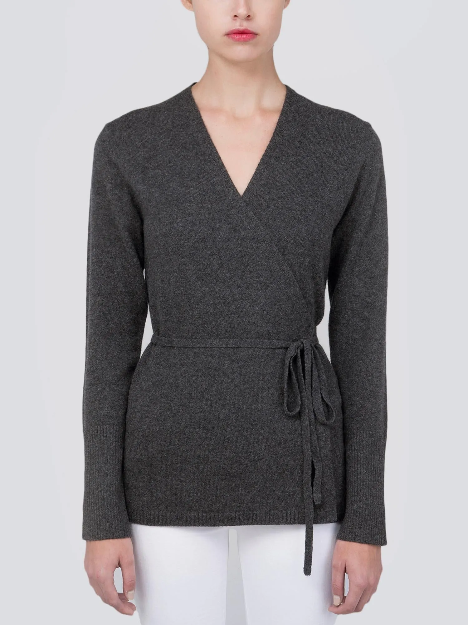 Wrap Cardigan_Graphite