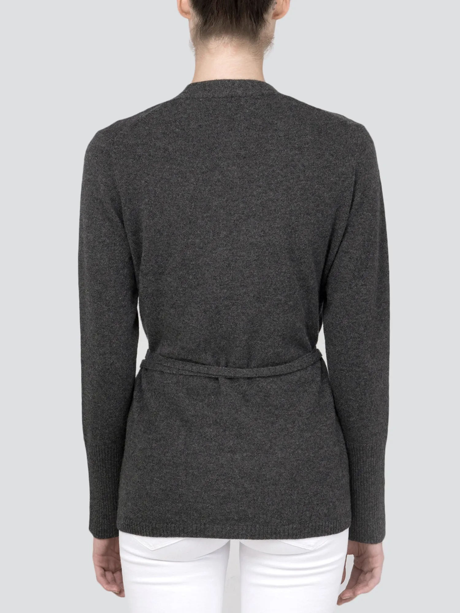 Wrap Cardigan_Graphite