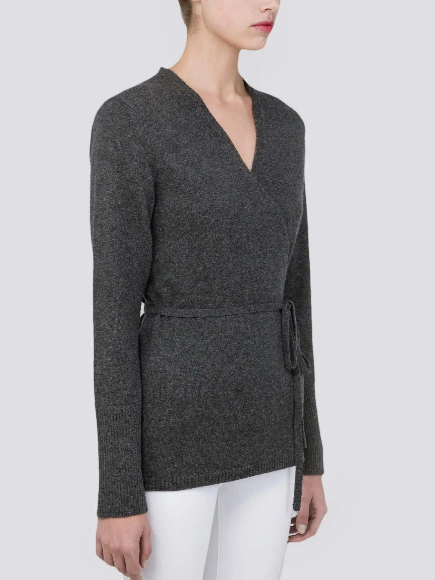 Wrap Cardigan_Graphite