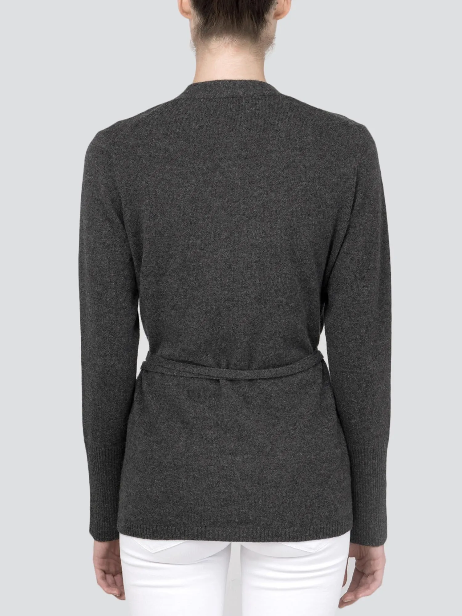 Wrap Cardigan_Graphite