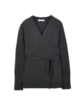 Wrap Cardigan_Graphite