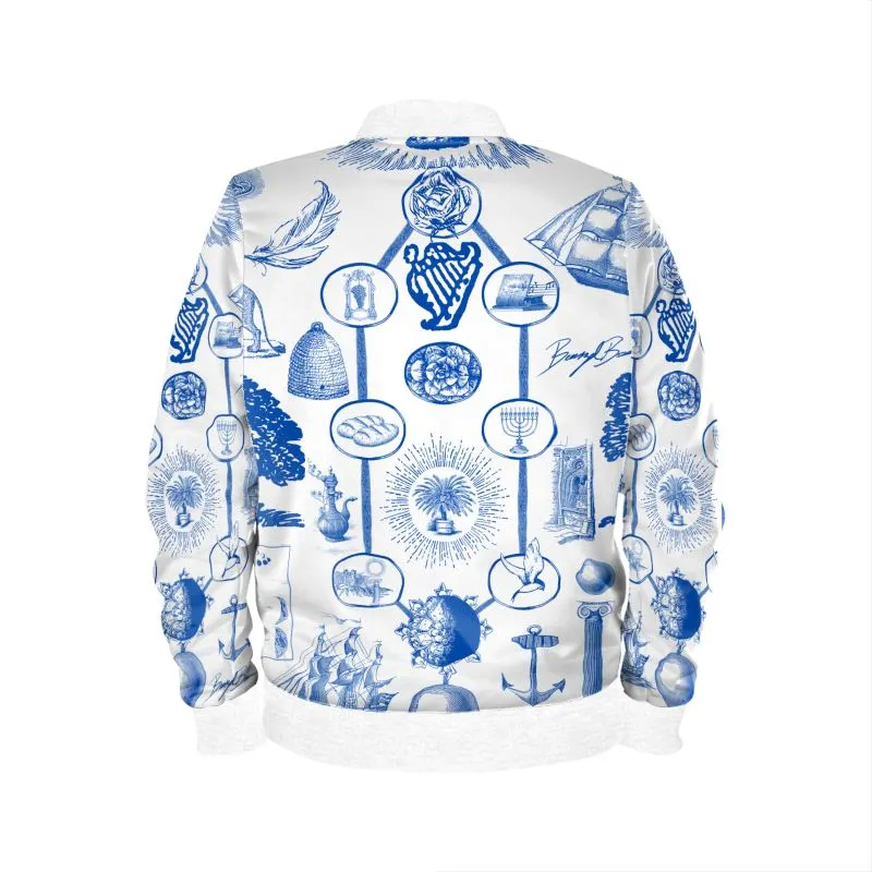 YHVH Women's Satin Bomber